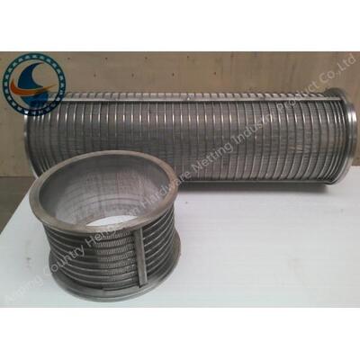 Food Grade Rotary Wedge Wire Screen In Stainless Steel 304 Material