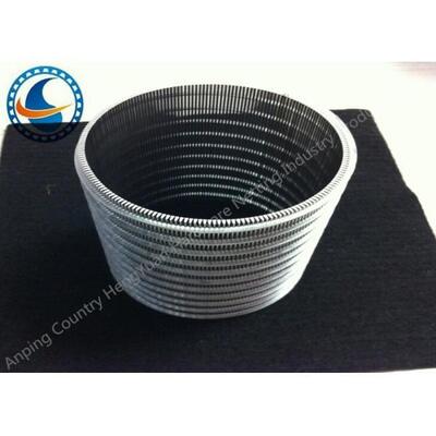 Reverse Industrial Wedge Wire Screen , From Inside To Outside Filter Type