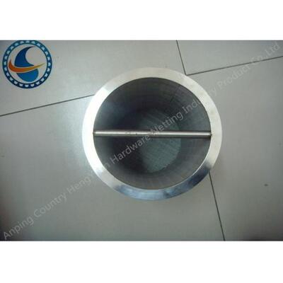 Reverse Industrial Wedge Wire Screen , From Inside To Outside Filter Type