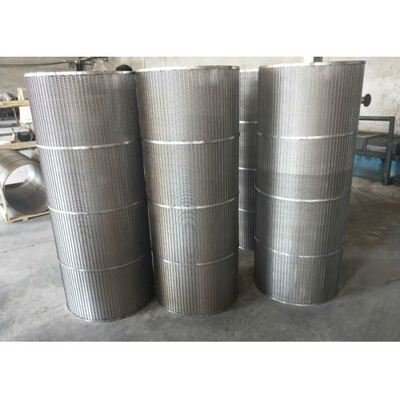 Inner Diameter 1250mm Wire Mesh Drum Full Welded For Waste Water