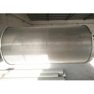 Rugged Rotary Screen Drum Clog Resistant For Food Beverage Industry