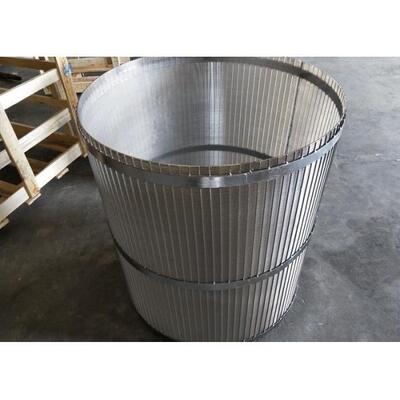 Rugged Rotary Screen Drum Clog Resistant For Food Beverage Industry