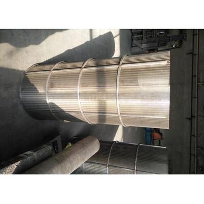 SS 316L Rotating Drum Screen , Wire Cylinder Basket 1.0 Mm Slot Size