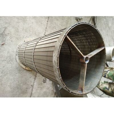 Anti Corrosion Rotary Screen Drum , Durable Johnson Wire Cylinder Basket