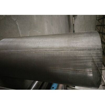 Slot Size 1.0 Mm Rotary Screen Drum Back Flush Filter Stainless Steel 316L Materials