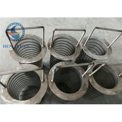 Anti Wear Rotary Screen Drum / Wedge Wire Cylinder Basket Customization Available