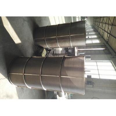 Anti Aging Rotary Screen Drum , Johnson V Wire Mesh Drum Long Service Life