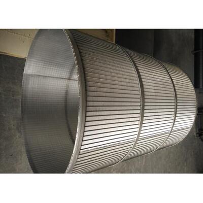 Corrosion Resistant Rotary Screen Drum For Waste Dehydration Treatment