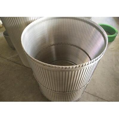 Corrosion Resistant Rotary Screen Drum For Waste Dehydration Treatment
