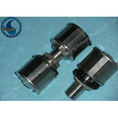 High Efficiency Johnson Screen Filter / Wedge Wire Strainer Custom Design