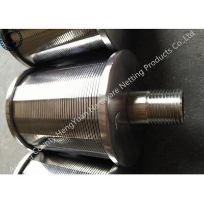Anti Corrosion SS Wedge Wire Screen Nozzle For Liquid / Gas / Solid Filtration