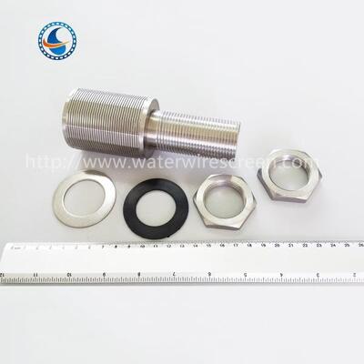 Sus304 Johnson Profile Wire 53mm Dia Water Filter Nozzle