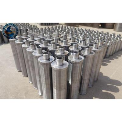 0.5mm Slot Stainless Steel 316l Wedge Wire Screen Nozzle With 1" Male Threaded