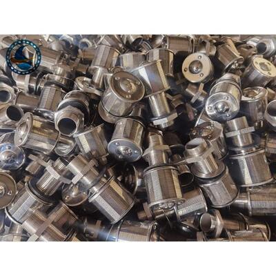 Aisi 316l Wedge Wire Strainer Johnson Continuous Slot