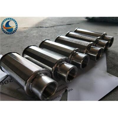 Ss Water Filter Nozzles 1.5t/H 0.5t/H 1t/H Flow V Slot Shape Screen