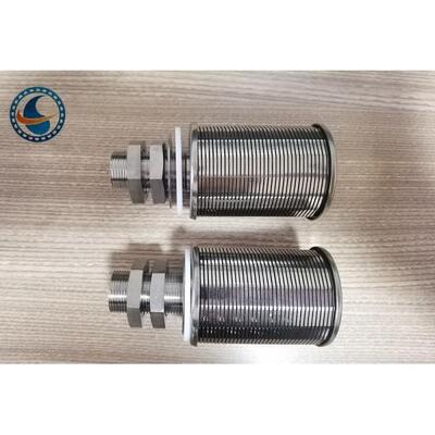 Wedge Wire Screen Filter 304 Stainless Steel Water Nozzle With M24 Threaded