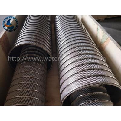 Stainless Steel 304 Reverse Wedge Wire Screen With Blind Plate Ends