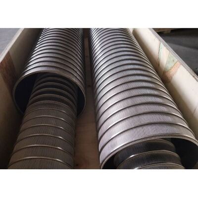 Corrosion Resistant Reverse Wedge Wire Screen Pipe For Coal Mining Industry