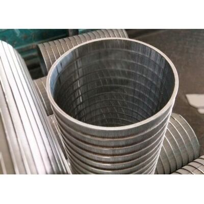 Corrosion Resistant Reverse Wedge Wire Screen Pipe For Coal Mining Industry