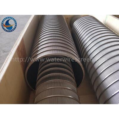 CE ID100mm Ss Reverse Wedge Wire Screen With Blind Plate Ends