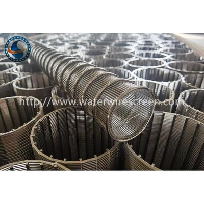 Ss 316l Profile Vee Wire Screen 0.2mm Slot Id 40mm