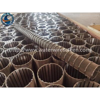 Ss 316l Profile Vee Wire Screen 0.2mm Slot Id 40mm