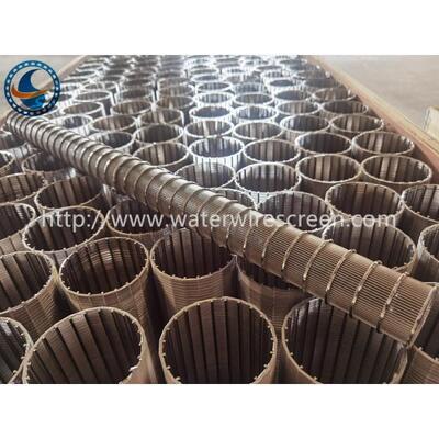Ss 316l Profile Vee Wire Screen 0.2mm Slot Id 40mm