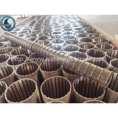 Ss 316l Profile Vee Wire Screen 0.2mm Slot Id 40mm