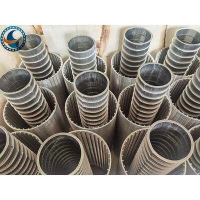 Id40mm Stainless Steel Profile Wet Dry Separator Od48mm Vee Wire Screen Filter