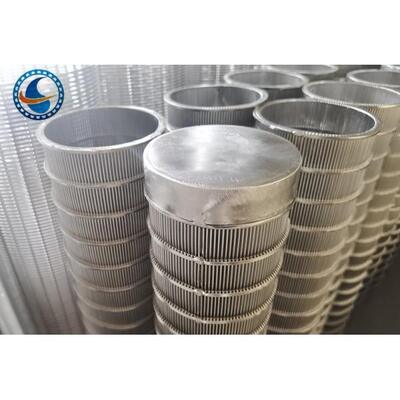 Id40mm Stainless Steel Profile Wet Dry Separator Od48mm Vee Wire Screen Filter