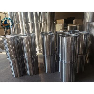 Bucket Type Stainless Steel 316l Grade Wedge Wire Filter Element OD 200mm