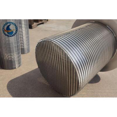 OD 230mm Stainless Steel 304 Backwash Wedge Wire Screen Filter Cartridge