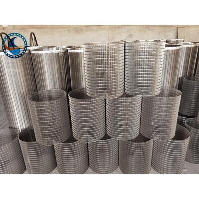 Johnson Cylindrical 0.5mm Slot Wedge Wire Screen Tube For Chemical Industry