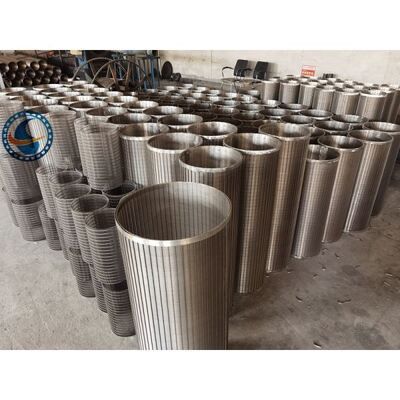 Johnson Cylindrical 0.5mm Slot Wedge Wire Screen Tube For Chemical Industry