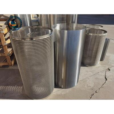 Duplex Steel 2507 Wedge Wire Screen Continuous Slot Id 300mm