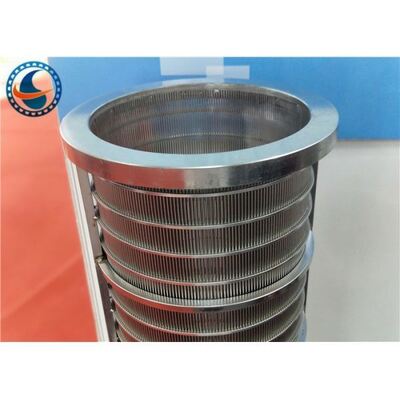 Anti Wear Reverse Wedge Wire Screen , High Stiffness Water Well Pipe