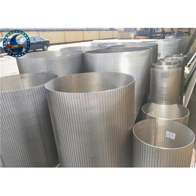 Stainless Steel Reverse Wedge Wire Screen For Waste Water Treatment