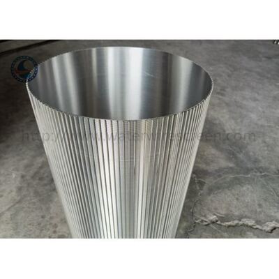 Stainless Steel Reverse Wedge Wire Screen For Waste Water Treatment