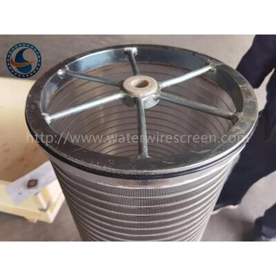 Stainless Steel 304 Johnson 0.5mm Slot Reverse Wedge Wire Screen