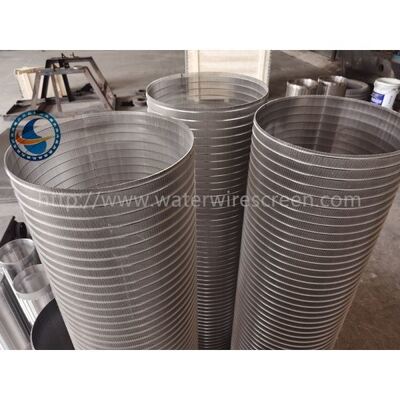 Stainless Steel 304 Johnson 0.5mm Slot Reverse Wedge Wire Screen