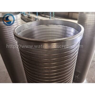 Stainless Steel 304 Johnson 0.5mm Slot Reverse Wedge Wire Screen