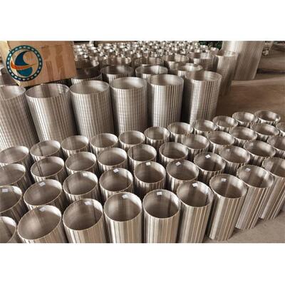 201 Stainless Steel Profile Reusable 25u Reverse Wedge Wire Screen Filter Element