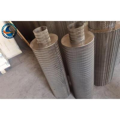 201 Stainless Steel Profile Reusable 25u Reverse Wedge Wire Screen Filter Element