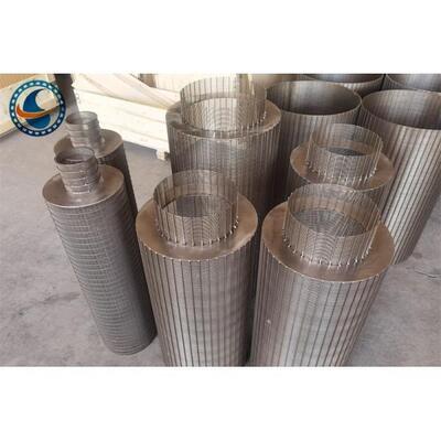 201 Stainless Steel Profile Reusable 25u Reverse Wedge Wire Screen Filter Element