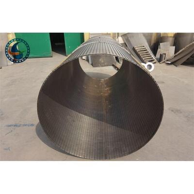 304 Ss Slotted Wedge Wire Screen Pipe For Mineral Aggregate Processing