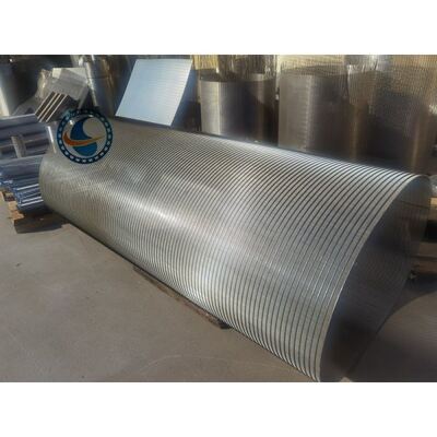 Ss 304 Profile Reverse Wedge Wire Screen Drum Filter Cylindrical