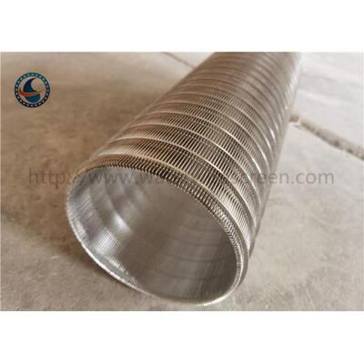 Stainless Steel Slot 40 Reverse Wedge Wire Screen Wound Cylinder