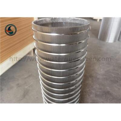 Stainless Steel Slot 40 Reverse Wedge Wire Screen Wound Cylinder