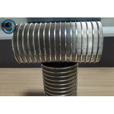 Id 100mm Reverse Rolled Wedge Wire Screen Filter 304 Stainless Steel