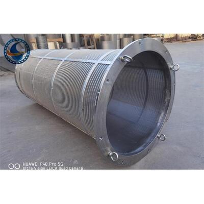 Wastewater Wedge Wire Screen Filter For Environmental Protection